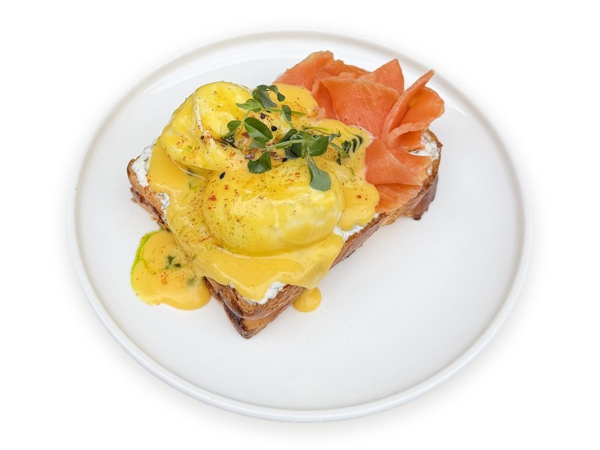 Benedict with salmon
